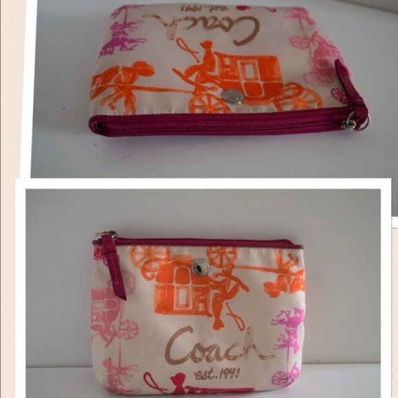 Coach hand bag/pouch/clutch - Picture 2 of 4